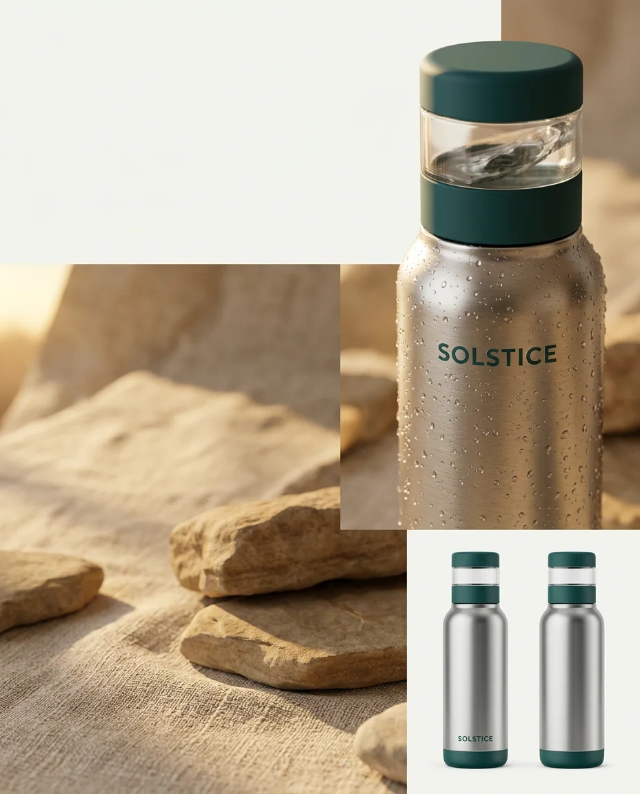 SOLSTICE drinkware — concept still 1